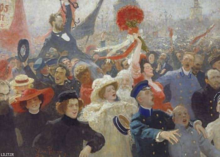 تابلو نقاشی جشن پیروزی شوروی