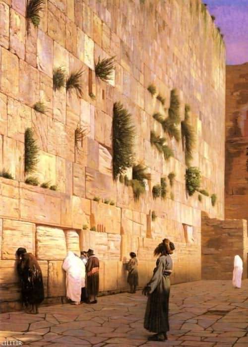 تابلو نقاشی دیوار ندبه اورشلیم