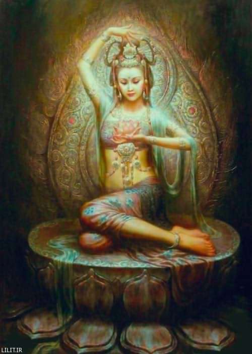 تابلو نقاشی شاندیتوا – الهه آموزنده