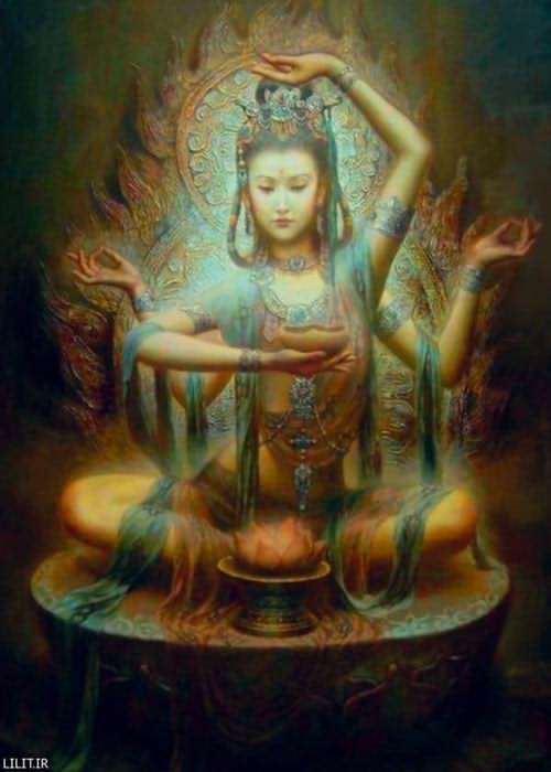 تابلو نقاشی واسودهارا – الهه ثروت