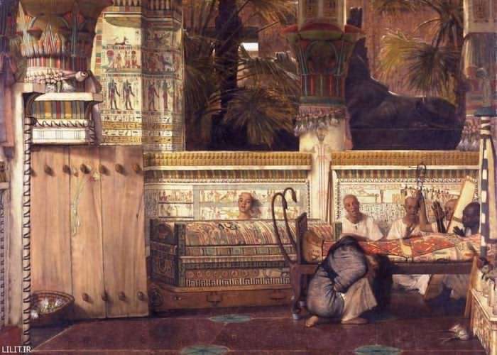 تابلو نقاشی بیوه مصری