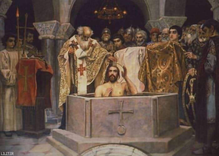 تابلو نقاشی غسل تعمید پرنس ولادیمیر