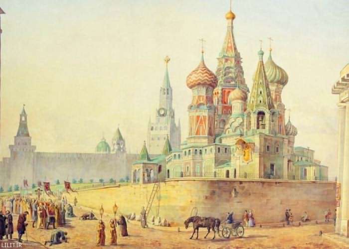 تابلو نقاشی کلیسای جامع مسکو