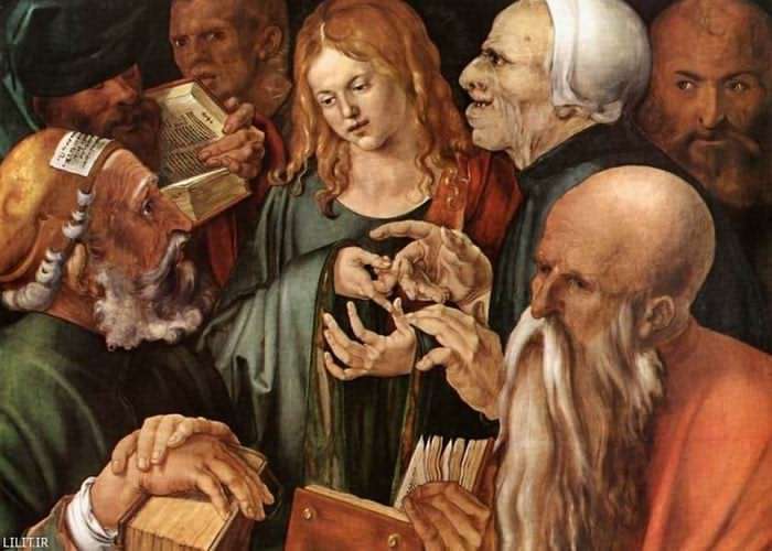 تابلو نقاشی مسیح در میان پزشکان