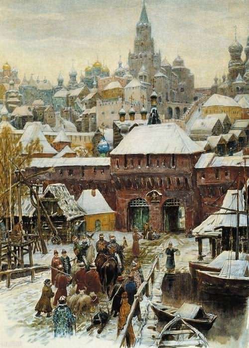 تابلو نقاشی دروازه موسکو