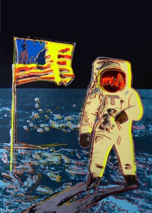 تابلو نقاشی فاتح ماه – Moonwalk