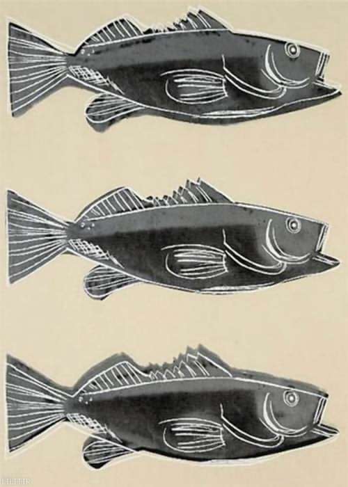 تابلو نقاشی سه ماهی