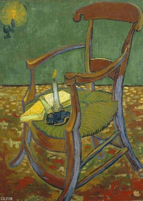 تابلو نقاشی صندلی گوگن