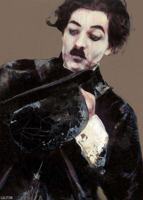 تابلو نقاشی چارلی چاپلین – Charlie Chaplin