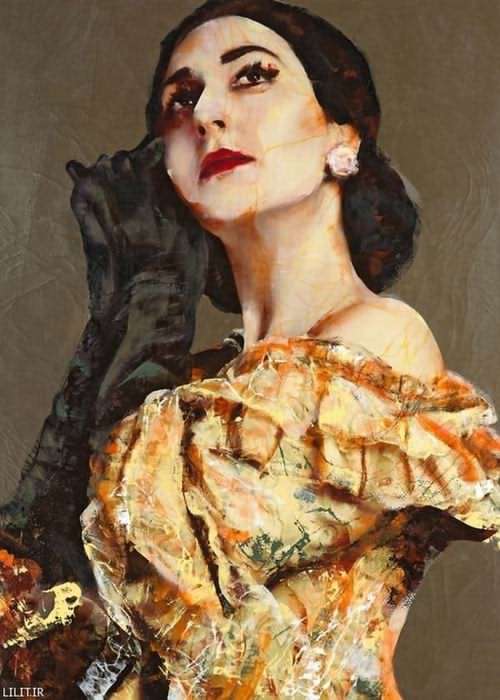 تابلو نقاشی ماریا کالاس – Maria Callas