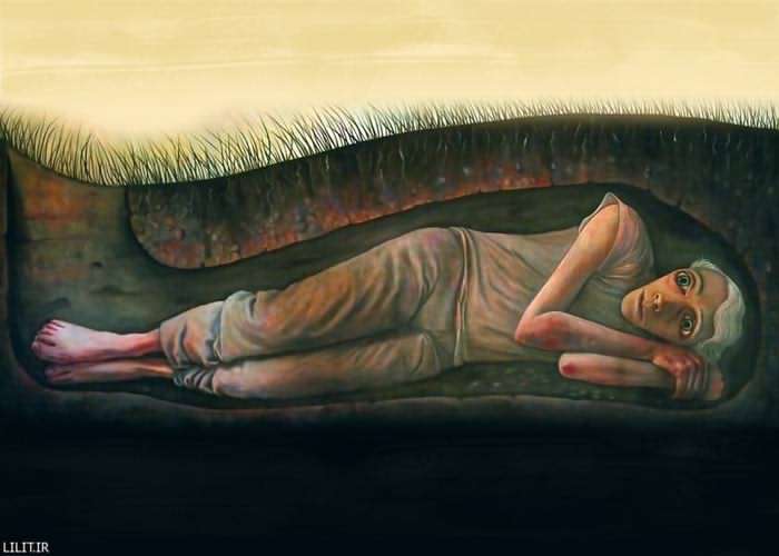 تابلو نقاشی گور خواب