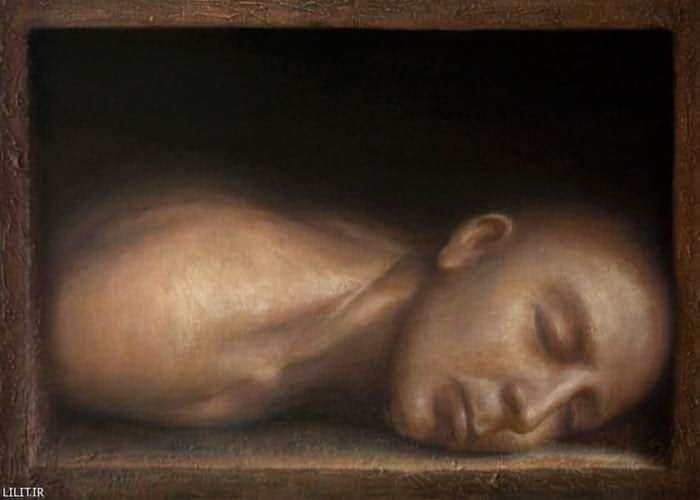 تابلو نقاشی فیلسوف خوابیده
