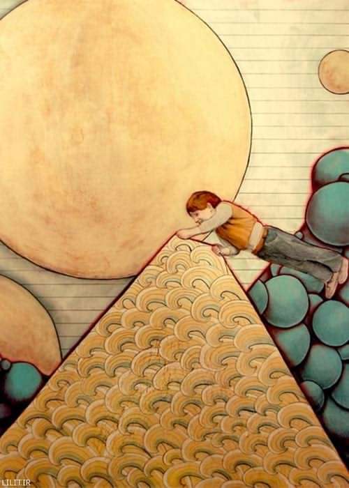 تابلو نقاشی ورود کودک به جهان‌های موازی
