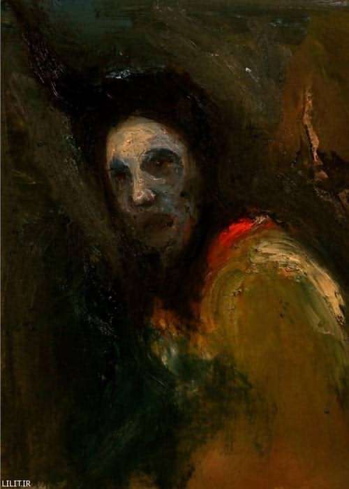 تابلو نقاشی مرد هراسان