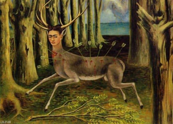 تابلو نقاشی فریدا کالو گوزن تیر خورده