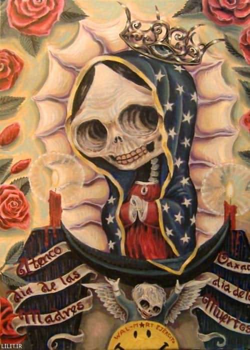تابلو نقاشی مراسم روز مردگان