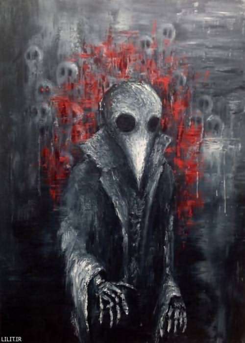 تابلو نقاشی ترس
