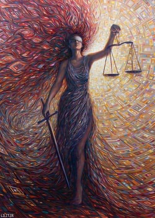 تابلو نقاشی عدالت