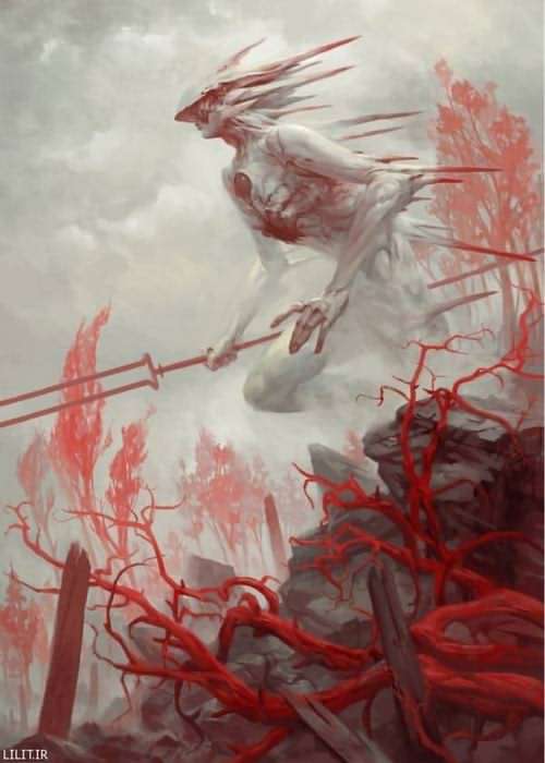 تابلو نقاشی گادرئیل فرشته جنگ و خونریزی