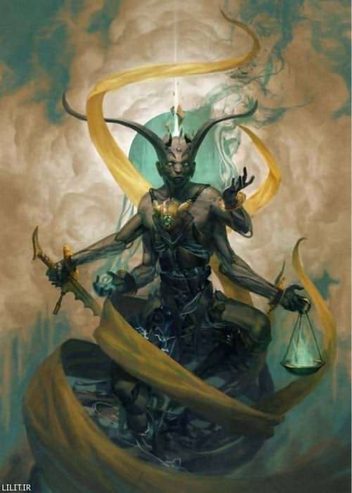 تابلو نقاشی زادکیل فرشته مامور عدالت