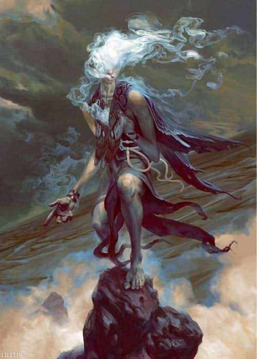 تابلو نقاشی سدارئیل فرشته اغفال و نیرنگ