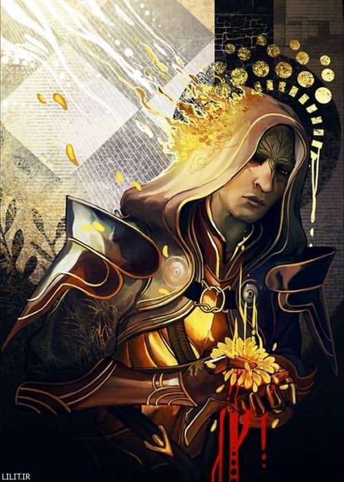 تابلو نقاشی ارباب طلا و آتش
