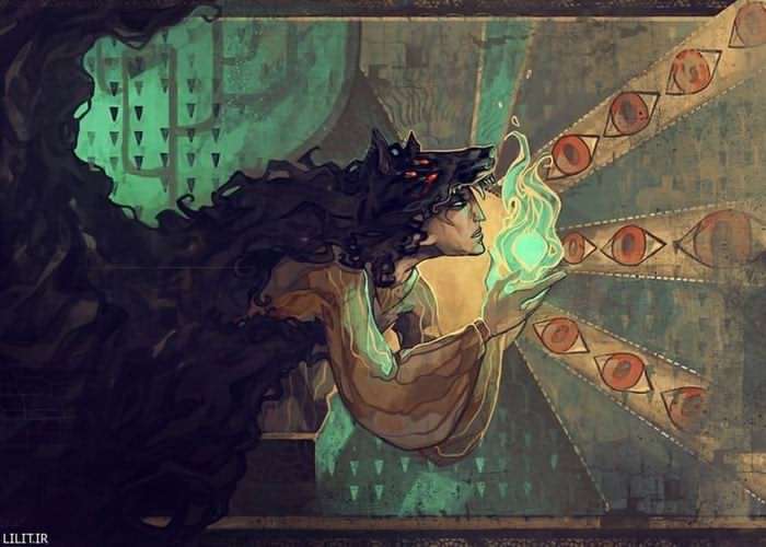 تابلو نقاشی ارباب نور در تاریکی