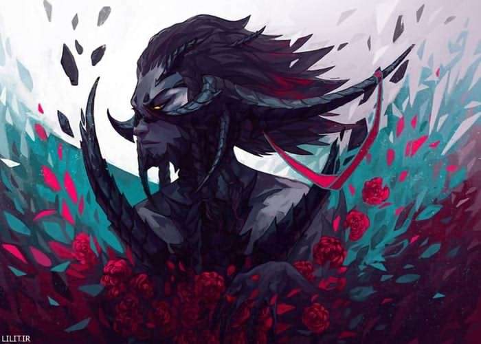 تابلو نقاشی ارباب گل‌های سرخ