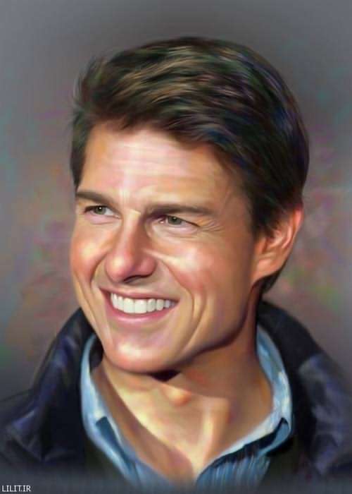 تابلو نقاشی پرتره تام کروز – Tom Cruise