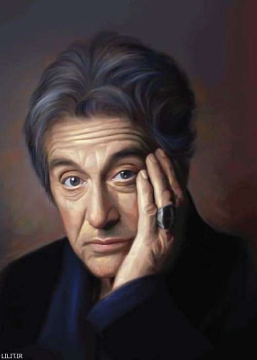 تابلو نقاشی پرتره آل پاچینو – Alfredo James Pacino