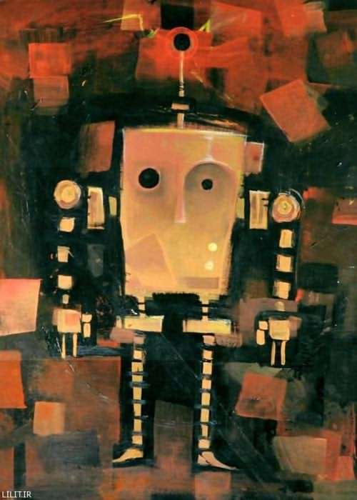 تابلو نقاشی ربات برادر