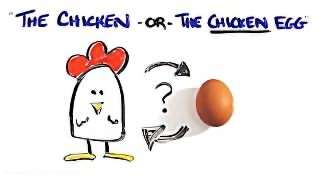 کدام یک اول به وجود آمده است، مرغ یا تخم مرغ؟