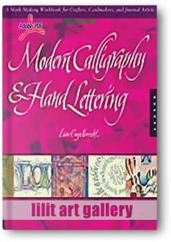 کتاب آموزشی، خوشنویسی مدرن و حروف‌گذاری دستی