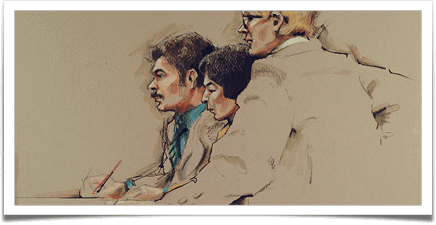 سبک نقاشی پیش‌طرح دادگاه (Courtroom sketch)