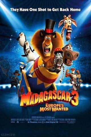 ماداگاسکار 3 , تحت تعقیب‌ترین‌های اروپا / Madagascar 3, Europe’s Most Wanted