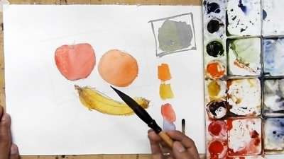 یادگیری روشی ساده برای کشیدن نقاشی آبرنگ