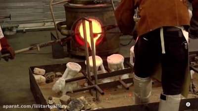 ریخته گری برنز برای ساخت تندیس و مجسمه فلزی