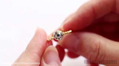 آموزش ساخت حلقه جواهر زیبا به روش آسان