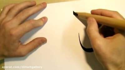 آموزش تراشیدن صحیح قلم و خطاطی حرفه‌ای اسلامی