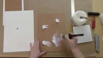 آموزش قاب کردن نقاشی آبرنگ بدون استفاده از شیشه