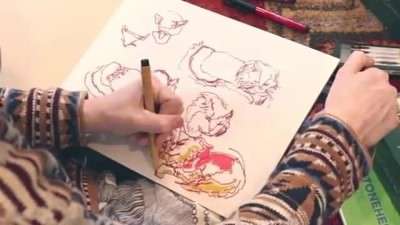 آموزش نکات مهم در نقاشی گربه‌ها با مدادرنگی