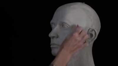 آموزش طراحی و ساخت مجسمه سر یک انسان