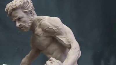 آموزش طراحی و ساخت مجسمه شخصیت ابرقهرمانی ولورین