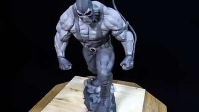 آموزش طراحی و ساخت مجسمه شخصیت BANE
