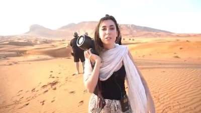آموزش عکاسی تبلیغاتی در بیابان‌های ابوظبی دبی امارات