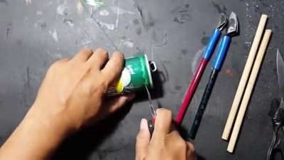 آموزش ساخت انواع قلم خطاطی با لوازم بازیافتی